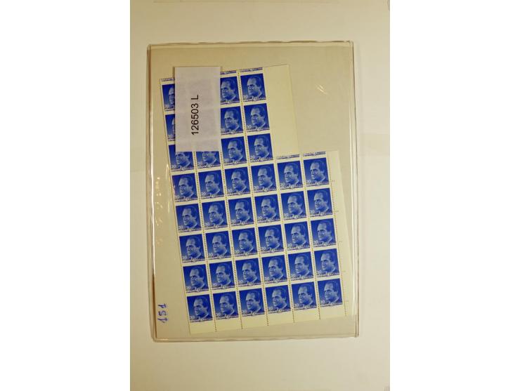 1930/89 (ca.), postfrische Partie von etwa 640 Abarten, dabei ungezähnte Marken, Farbfehldrucke, fehlende Farben, etc.; viele