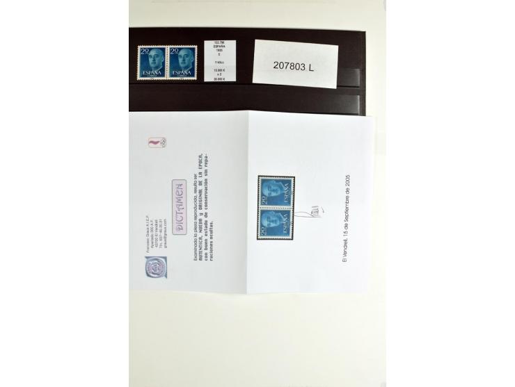 1930/89 (ca.), postfrische Partie von etwa 640 Abarten, dabei ungezähnte Marken, Farbfehldrucke, fehlende Farben, etc.; viele