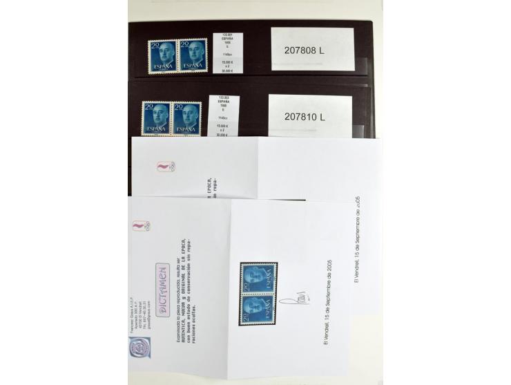 1930/89 (ca.), postfrische Partie von etwa 640 Abarten, dabei ungezähnte Marken, Farbfehldrucke, fehlende Farben, etc.; viele