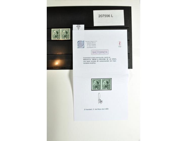 1930/89 (ca.), postfrische Partie von etwa 640 Abarten, dabei ungezähnte Marken, Farbfehldrucke, fehlende Farben, etc.; viele