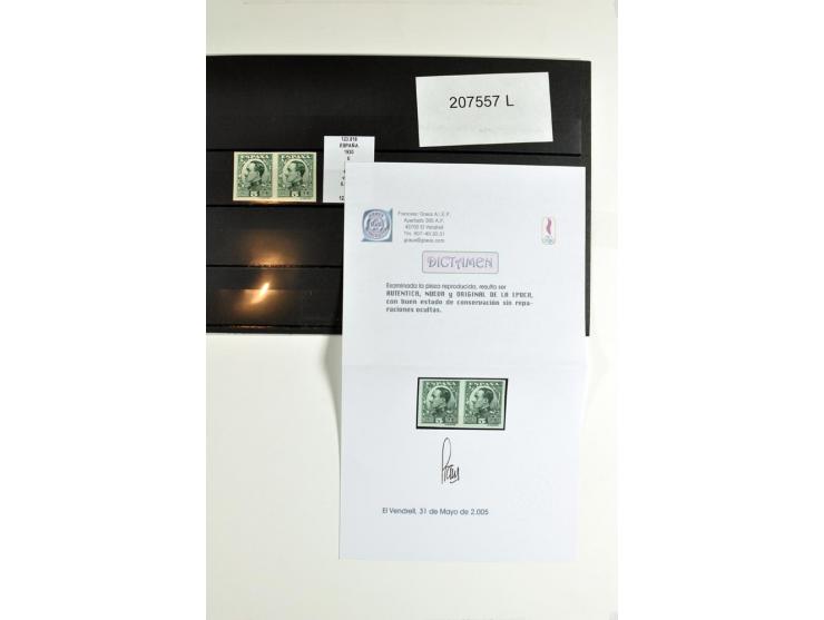 1930/89 (ca.), postfrische Partie von etwa 640 Abarten, dabei ungezähnte Marken, Farbfehldrucke, fehlende Farben, etc.; viele