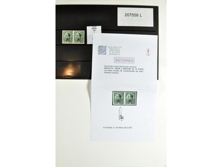 1930/89 (ca.), postfrische Partie von etwa 640 Abarten, dabei ungezähnte Marken, Farbfehldrucke, fehlende Farben, etc.; viele