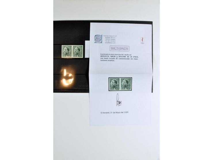 1930/89 (ca.), postfrische Partie von etwa 640 Abarten, dabei ungezähnte Marken, Farbfehldrucke, fehlende Farben, etc.; viele