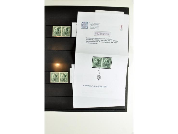 1930/89 (ca.), postfrische Partie von etwa 640 Abarten, dabei ungezähnte Marken, Farbfehldrucke, fehlende Farben, etc.; viele