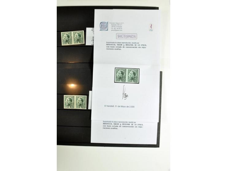1930/89 (ca.), postfrische Partie von etwa 640 Abarten, dabei ungezähnte Marken, Farbfehldrucke, fehlende Farben, etc.; viele