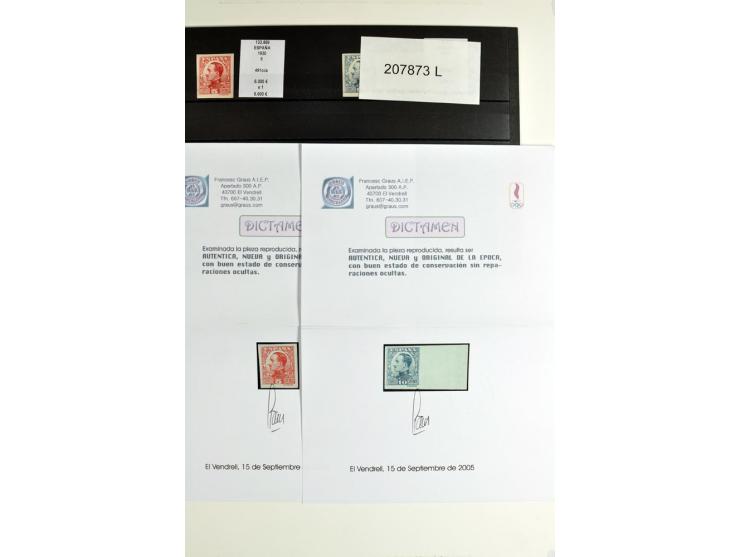 1930/89 (ca.), postfrische Partie von etwa 640 Abarten, dabei ungezähnte Marken, Farbfehldrucke, fehlende Farben, etc.; viele