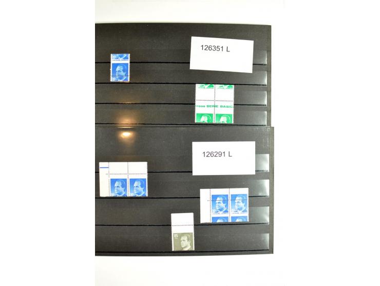 1930/89 (ca.), postfrische Partie von etwa 640 Abarten, dabei ungezähnte Marken, Farbfehldrucke, fehlende Farben, etc.; viele