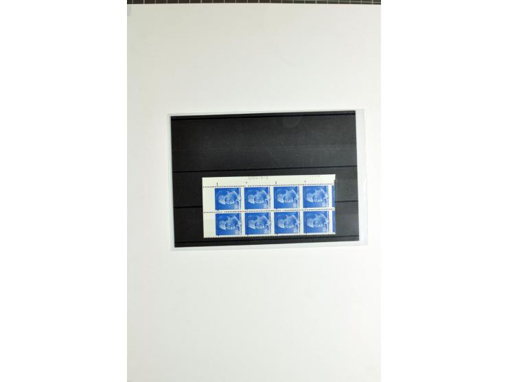 1987/89, postfrische Partie von fast 1700 Abarten, oft in Einheiten