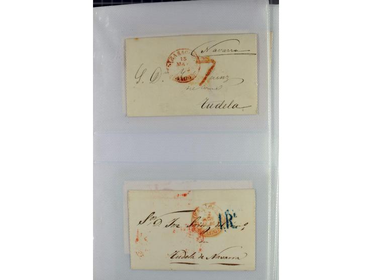 1807/70 (ca.), Partie von 115 Briefen, davon 84 Vorphila