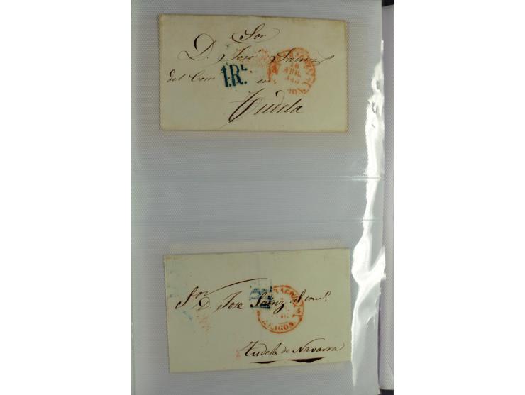 1807/70 (ca.), Partie von 115 Briefen, davon 84 Vorphila