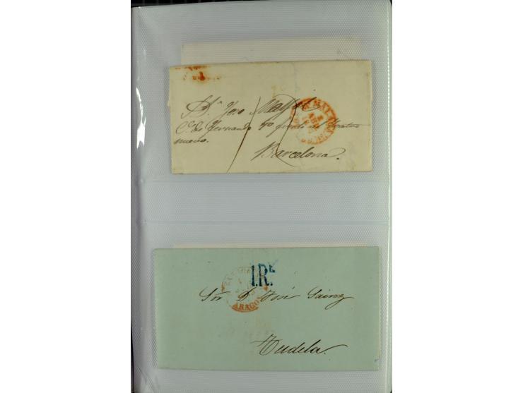 1807/70 (ca.), Partie von 115 Briefen, davon 84 Vorphila
