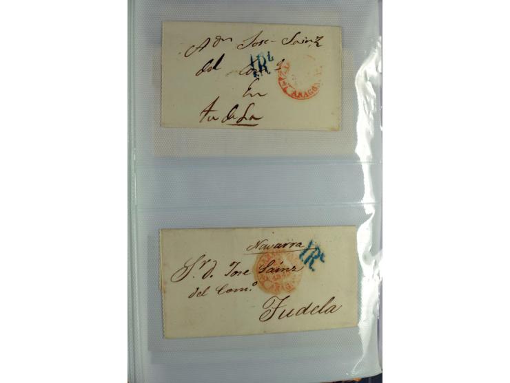 1807/70 (ca.), Partie von 115 Briefen, davon 84 Vorphila