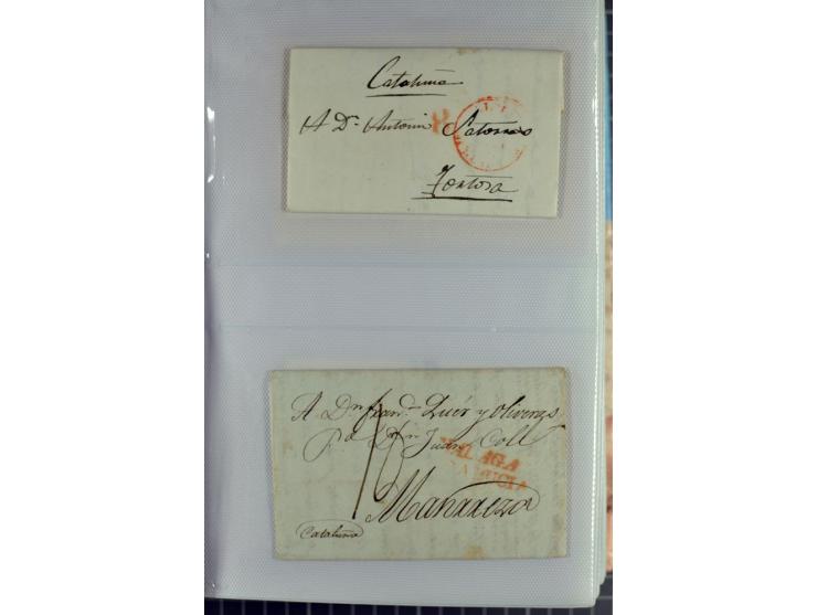 1807/70 (ca.), Partie von 115 Briefen, davon 84 Vorphila