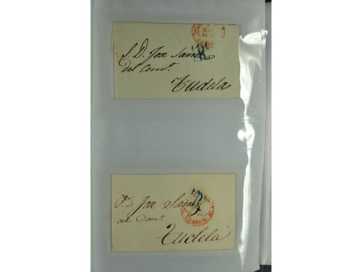 1807/70 (ca.), Partie von 115 Briefen, davon 84 Vorphila