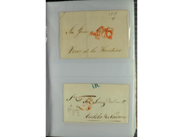 1807/70 (ca.), Partie von 115 Briefen, davon 84 Vorphila