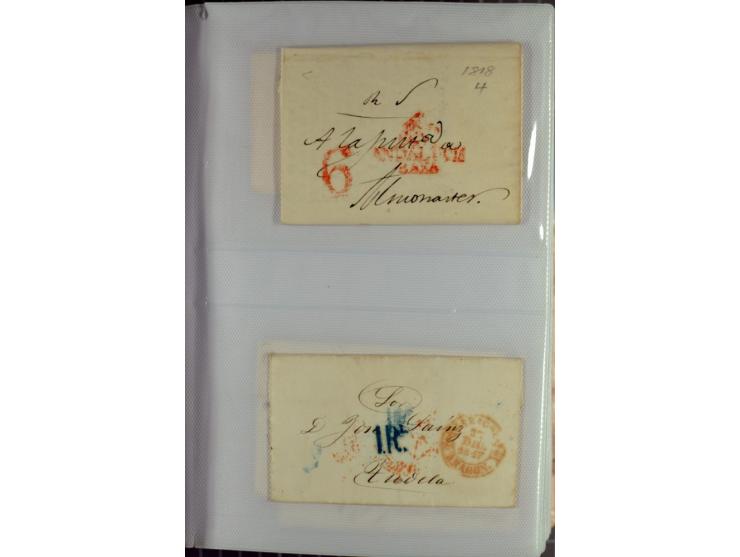 1807/70 (ca.), Partie von 115 Briefen, davon 84 Vorphila