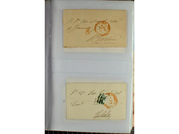 1807/70 (ca.), Partie von 115 Briefen, davon 84 Vorphila