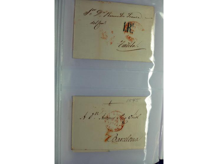 1807/70 (ca.), Partie von 115 Briefen, davon 84 Vorphila