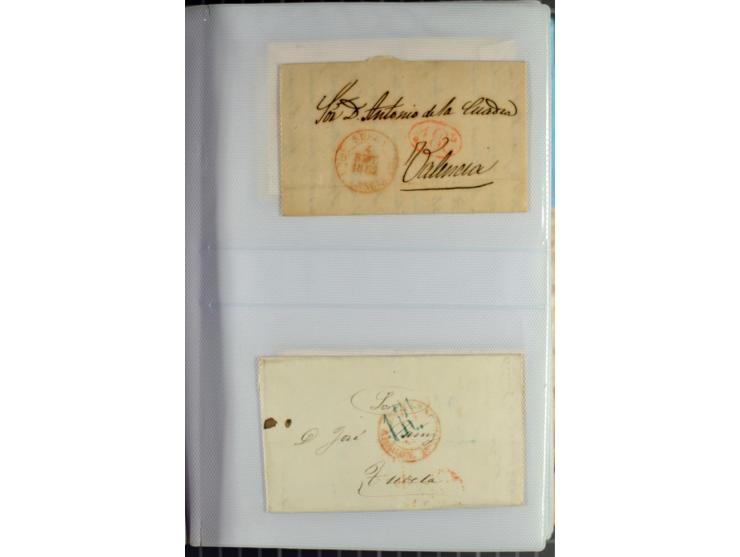 1807/70 (ca.), Partie von 115 Briefen, davon 84 Vorphila