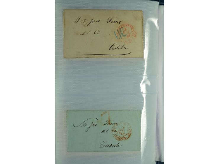 1807/70 (ca.), Partie von 115 Briefen, davon 84 Vorphila