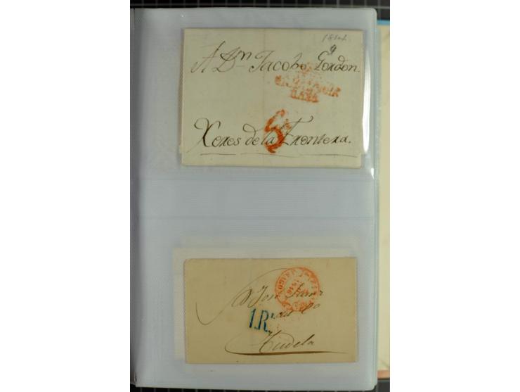 1807/70 (ca.), Partie von 115 Briefen, davon 84 Vorphila