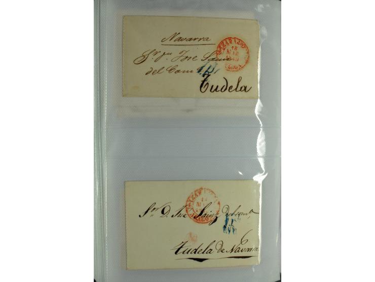 1807/70 (ca.), Partie von 115 Briefen, davon 84 Vorphila