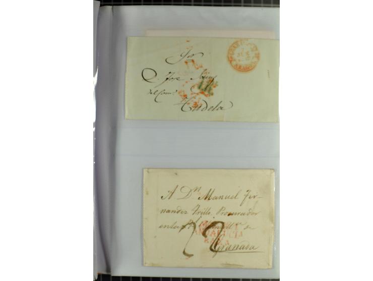 1807/70 (ca.), Partie von 115 Briefen, davon 84 Vorphila