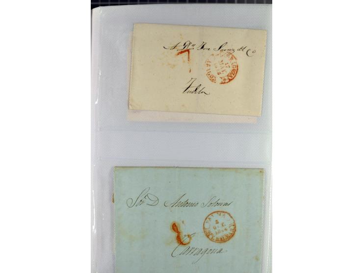 1807/70 (ca.), Partie von 115 Briefen, davon 84 Vorphila