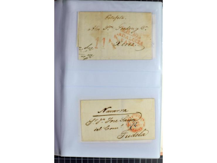 1807/70 (ca.), Partie von 115 Briefen, davon 84 Vorphila