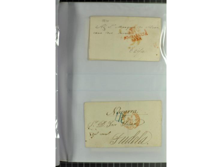 1807/70 (ca.), Partie von 115 Briefen, davon 84 Vorphila