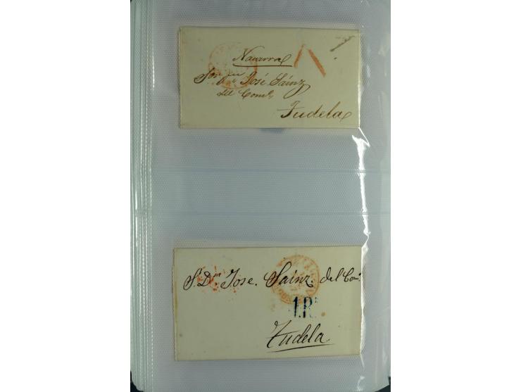 1807/70 (ca.), Partie von 115 Briefen, davon 84 Vorphila