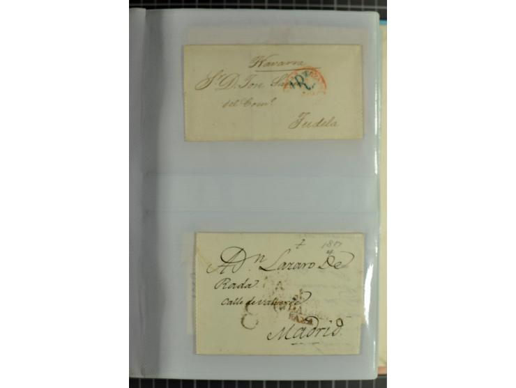 1807/70 (ca.), Partie von 115 Briefen, davon 84 Vorphila