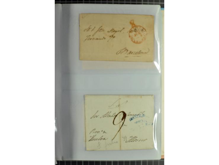 1807/70 (ca.), Partie von 115 Briefen, davon 84 Vorphila