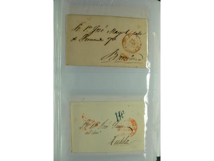 1807/70 (ca.), Partie von 115 Briefen, davon 84 Vorphila