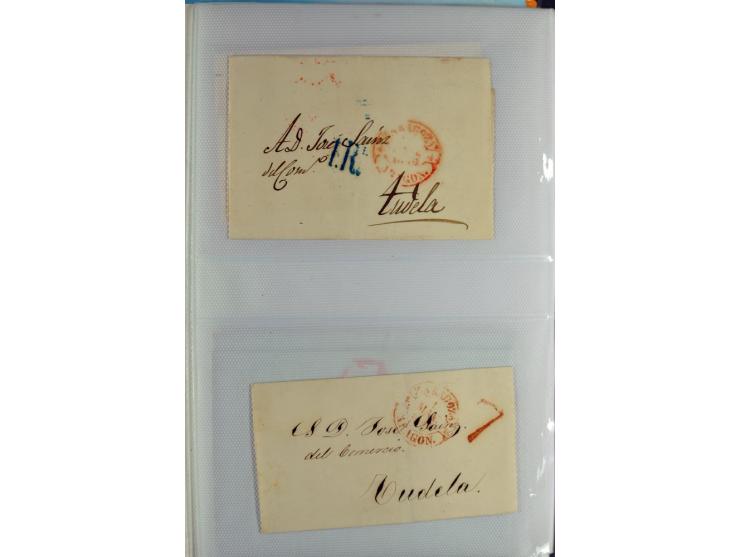 1807/70 (ca.), Partie von 115 Briefen, davon 84 Vorphila