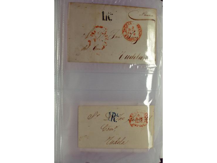 1807/70 (ca.), Partie von 115 Briefen, davon 84 Vorphila