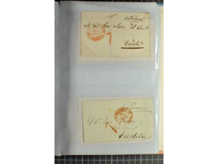 1807/70 (ca.), Partie von 115 Briefen, davon 84 Vorphila