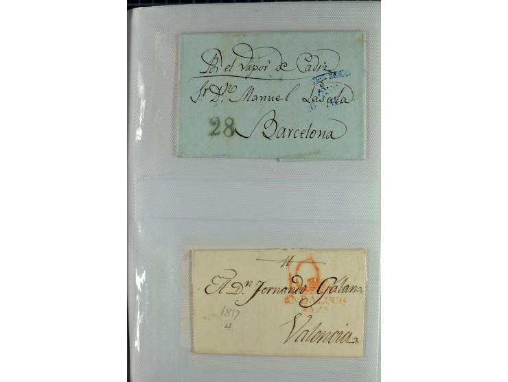 1807/70 (ca.), Partie von 115 Briefen, davon 84 Vorphila