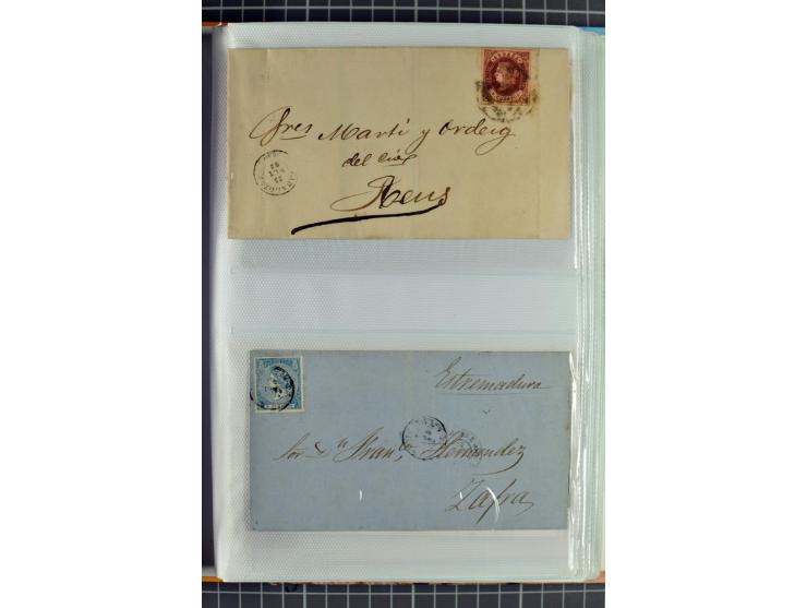 1807/70 (ca.), Partie von 115 Briefen, davon 84 Vorphila