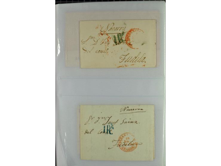 1807/70 (ca.), Partie von 115 Briefen, davon 84 Vorphila
