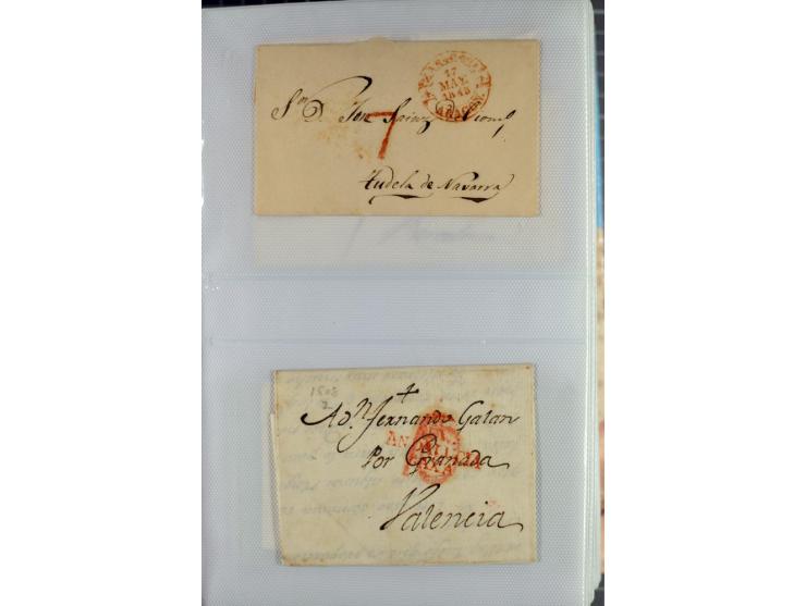 1807/70 (ca.), Partie von 115 Briefen, davon 84 Vorphila