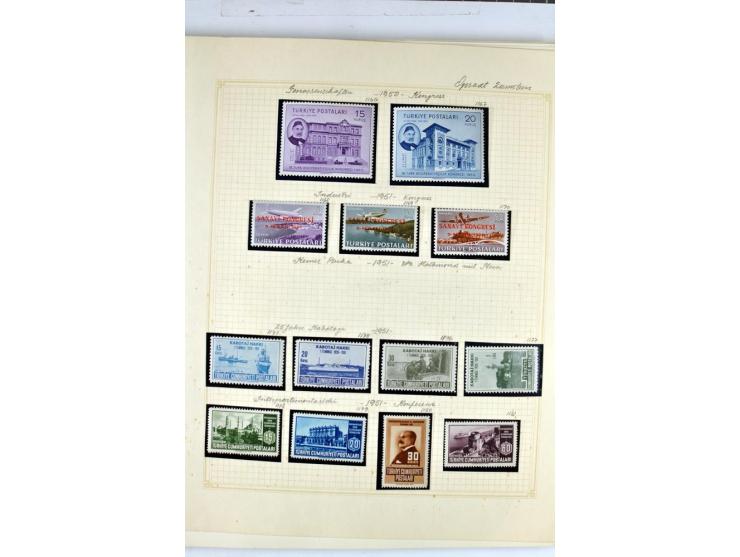 1863/1969, postfrische, ungebrauchte und etwas gestempelte Sammlung mit einer Vielzahl guter Werte und Sätze, Käferaufdrucke 