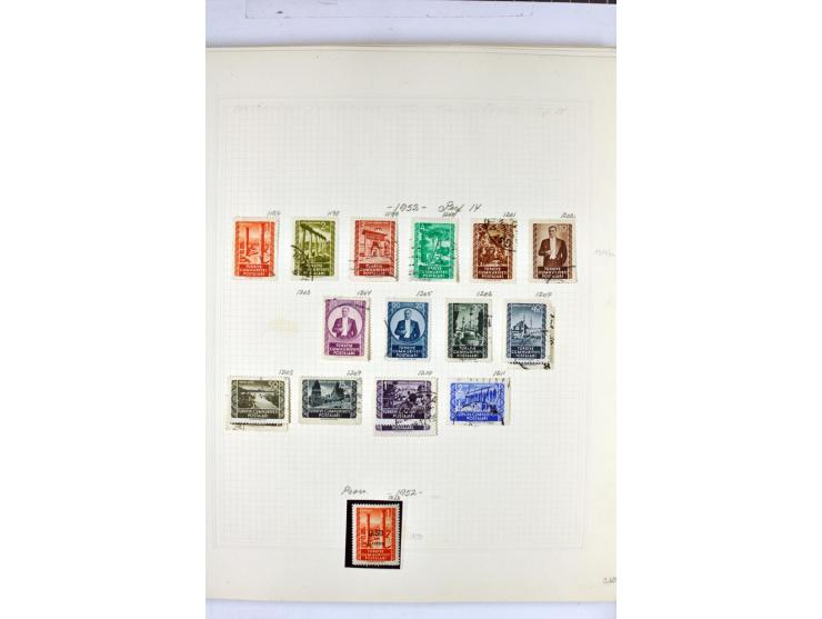 1863/1969, postfrische, ungebrauchte und etwas gestempelte Sammlung mit einer Vielzahl guter Werte und Sätze, Käferaufdrucke 