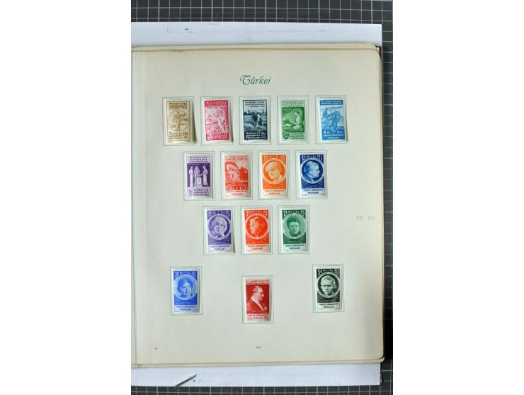 1863/1969, postfrische, ungebrauchte und etwas gestempelte Sammlung mit einer Vielzahl guter Werte und Sätze, Käferaufdrucke 