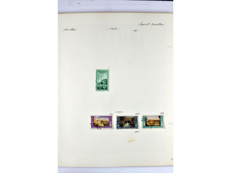 1863/1969, postfrische, ungebrauchte und etwas gestempelte Sammlung mit einer Vielzahl guter Werte und Sätze, Käferaufdrucke 