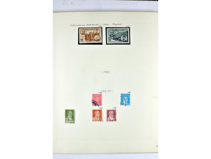 1863/1969, postfrische, ungebrauchte und etwas gestempelte Sammlung mit einer Vielzahl guter Werte und Sätze, Käferaufdrucke 