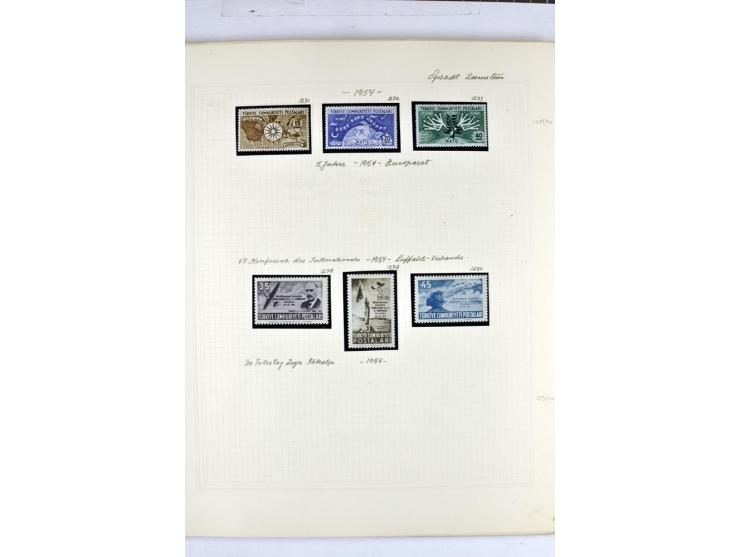 1863/1969, postfrische, ungebrauchte und etwas gestempelte Sammlung mit einer Vielzahl guter Werte und Sätze, Käferaufdrucke 