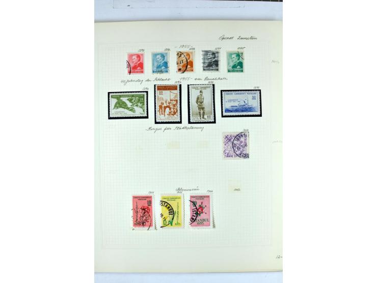 1863/1969, postfrische, ungebrauchte und etwas gestempelte Sammlung mit einer Vielzahl guter Werte und Sätze, Käferaufdrucke 
