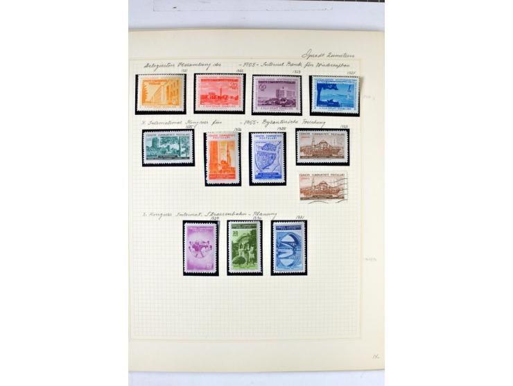 1863/1969, postfrische, ungebrauchte und etwas gestempelte Sammlung mit einer Vielzahl guter Werte und Sätze, Käferaufdrucke 