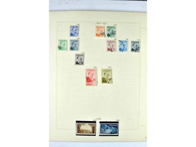 1863/1969, postfrische, ungebrauchte und etwas gestempelte Sammlung mit einer Vielzahl guter Werte und Sätze, Käferaufdrucke 